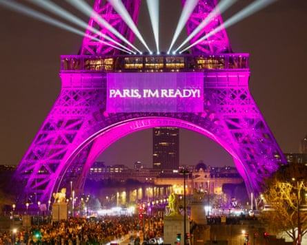 ‘She’ll outdo herself’: Céline Dion fans camp out for glimpse of star before sold-out Paris comeback